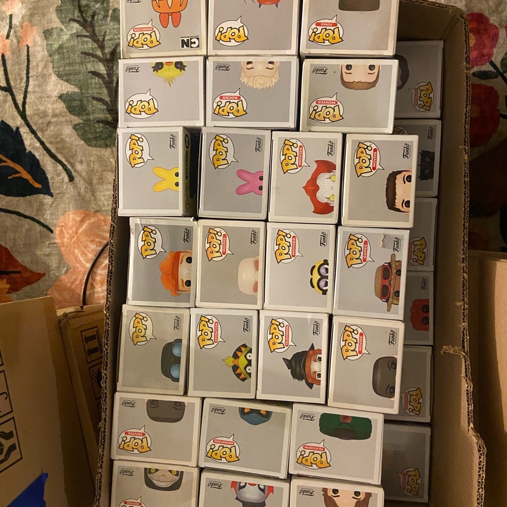 Funko Pop! Diverse Character Set with Multicolor Designs